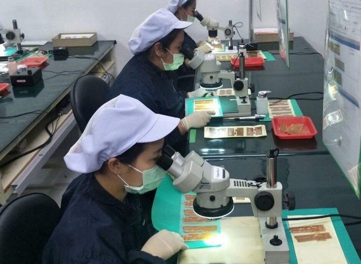 Clean control room — visual inspection